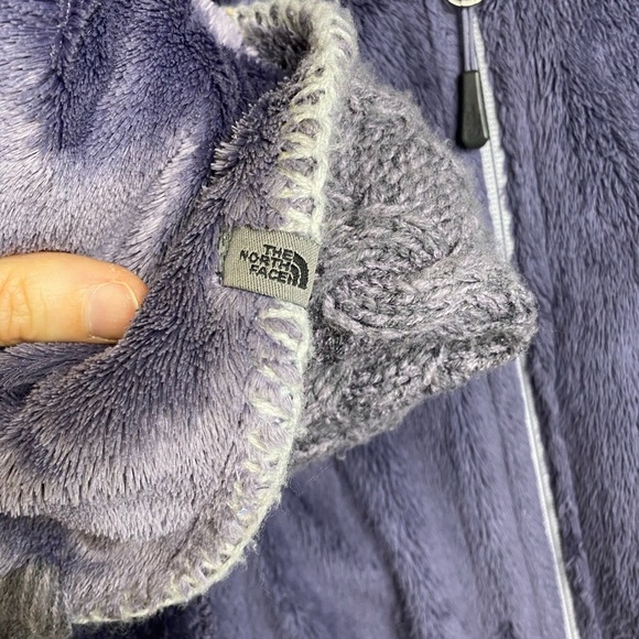 The North Face Women's Oso Hoodie Greystone Blue w/ Scarf & Hat Size M - Picture 14 of 16